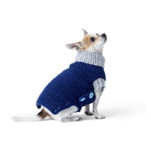 crochet dog vest