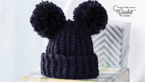 Crochet Baby Pom Pom Hat