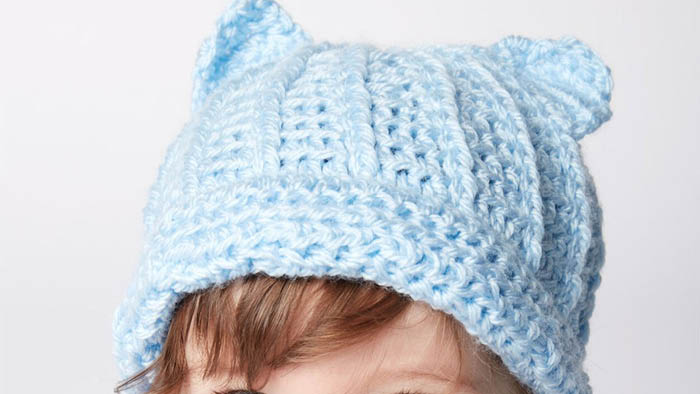 Crochet Kitty Hat Pattern + Tutorial