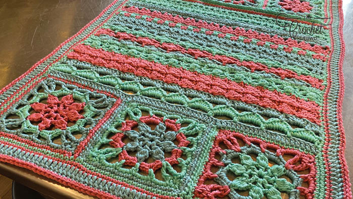 Crochet Motif Tutorial Sampler Blanket