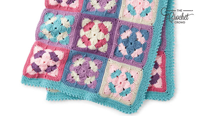 Crochet Springtime Floral Afghan Pattern + Tutorial