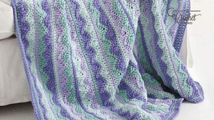 Crochet Summer Mist Throw Full