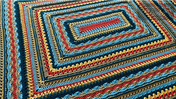 Healing Stitches II Afghan by Jeanne Steinhilber