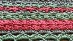 Red Heart Ombre Motif Sampler Crochet Blanket Pattern