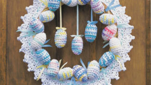 Crochet Easter Wreath