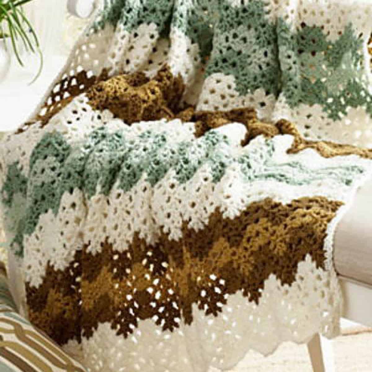 Bernat Study Of Puff Dessert Crochet Blanket Pattern