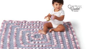 Crochet Poppin Baby Blanket