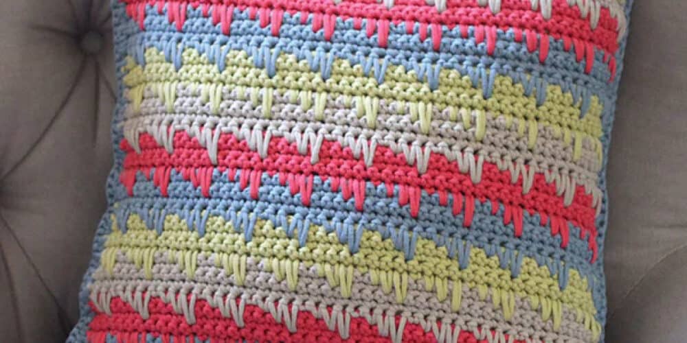 Crochet Spiked Stitch Pillow Pattern
