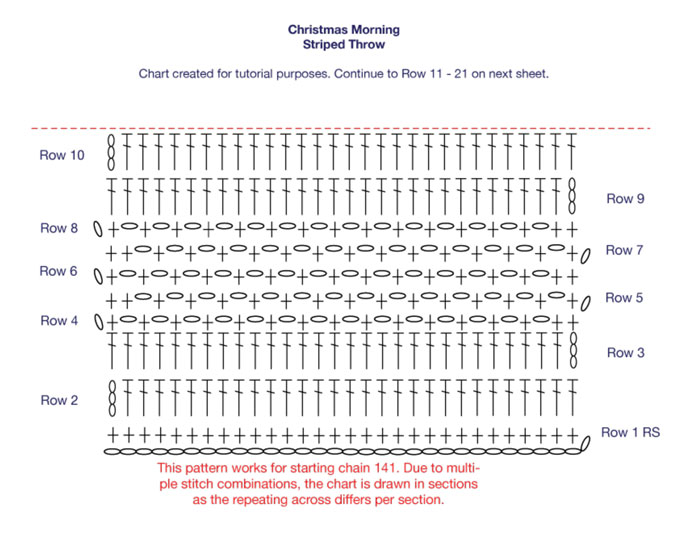 Crochet Striped Christmas Morning Diagram-1-10