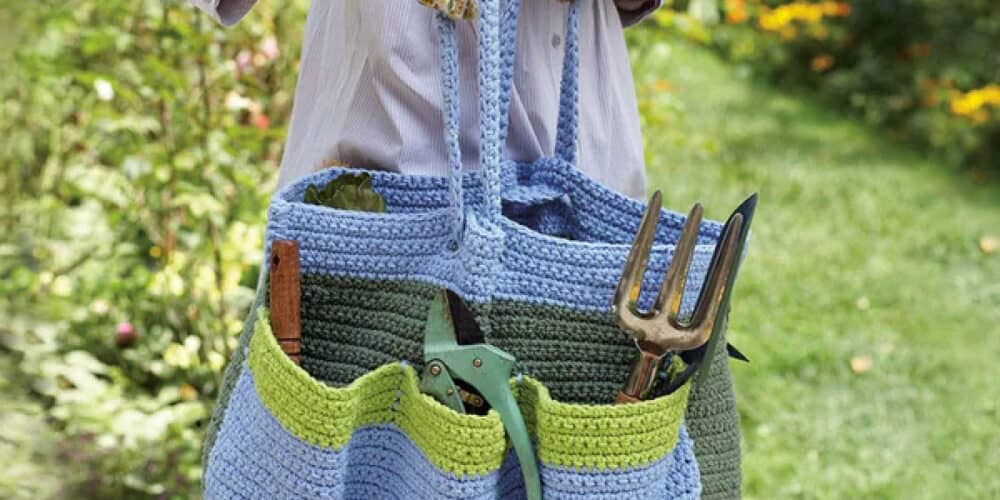 Crochet Heavy Garden Tote Bag Pattern