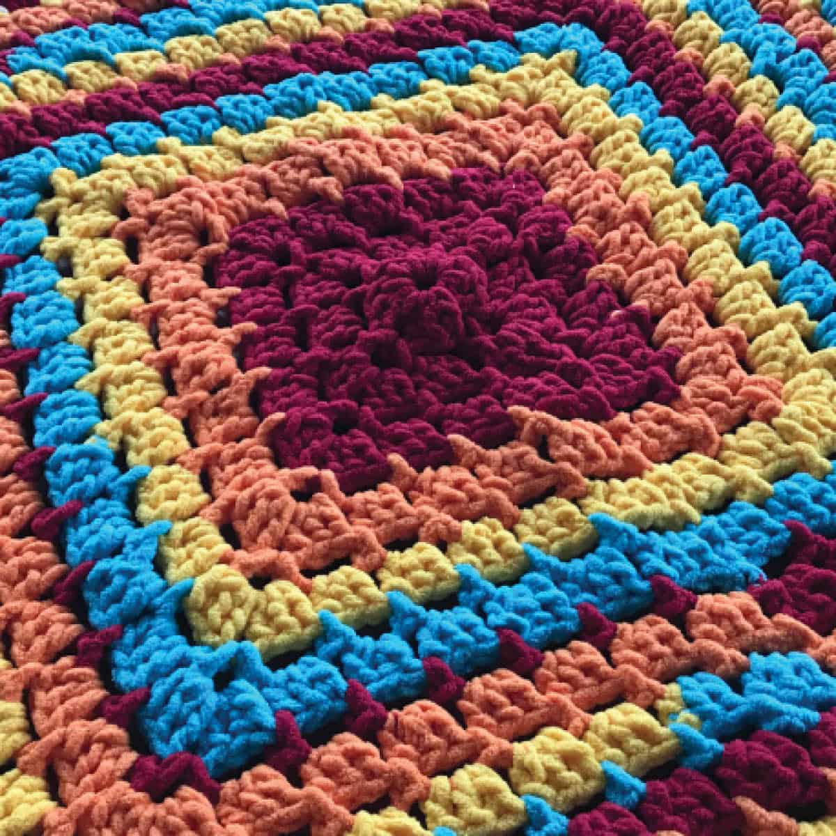 Crochet Toy Box Baby Blanket Pattern