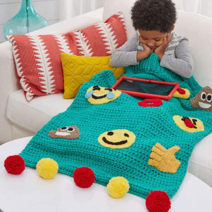Kids and Adults Snuggle Sack with Emojis Pattern