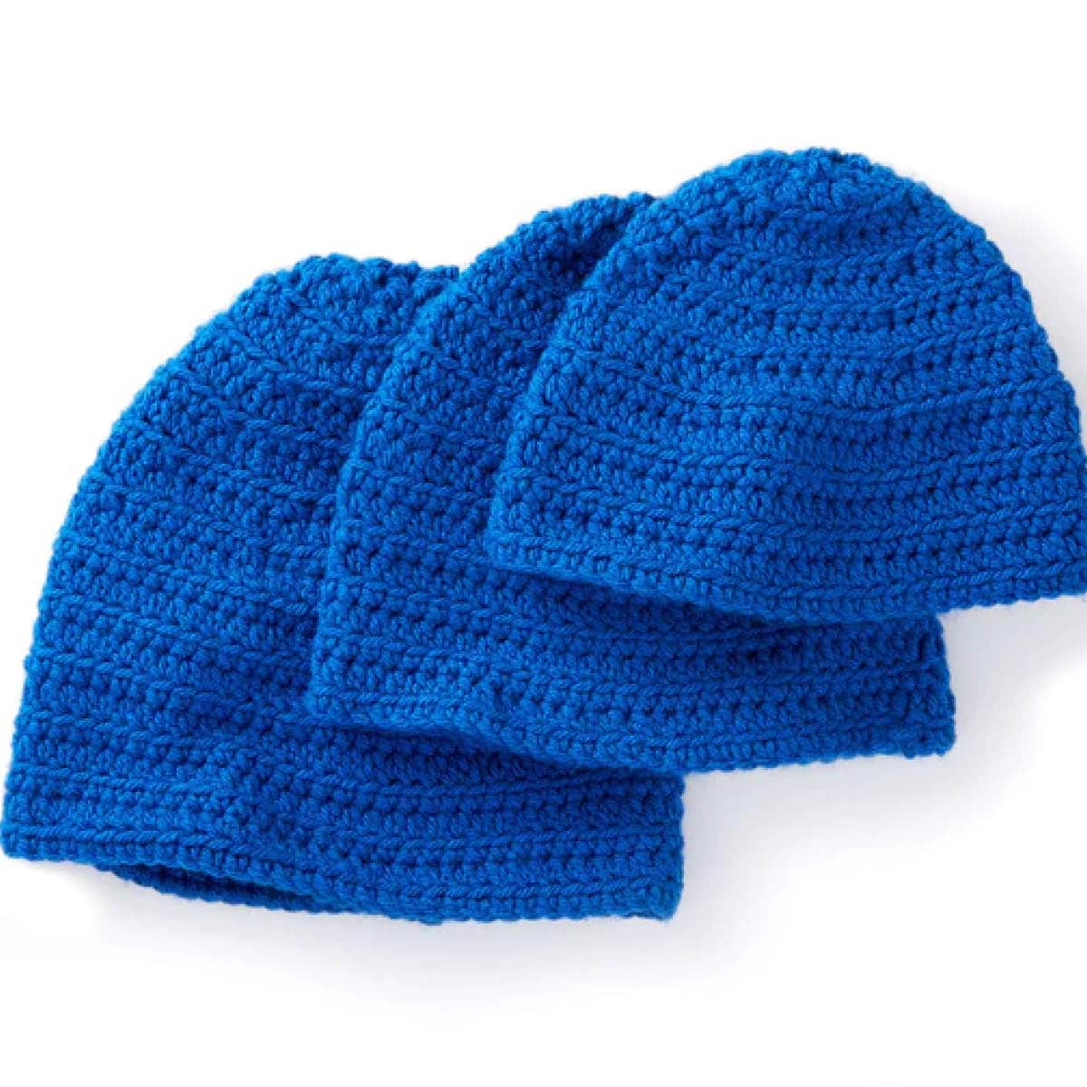 Toddler to Adult Family Ridge Crochet Hat Pattern