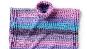 Crochet Anniversary Cakes Poncho