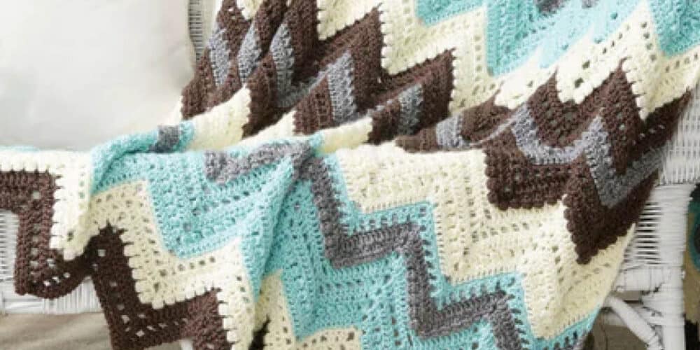 Crochet Cabin in The Woods Blanket Pattern