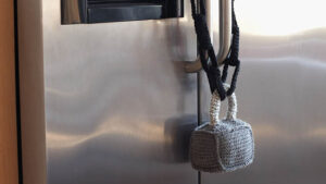 Crochet Padlock for Fridge