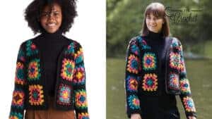 7 Crochet Granny Square Jacket Patterns