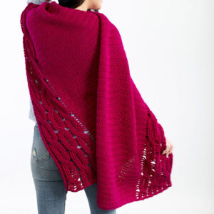 Interwoven Cabled Chic Shawl