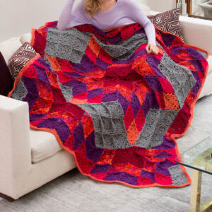 Crochet Nya Mosaic Blanket Pattern