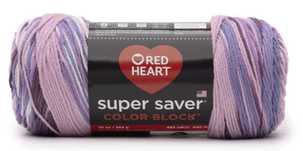 Red Heart Super Saver Colorblock Yarn Product