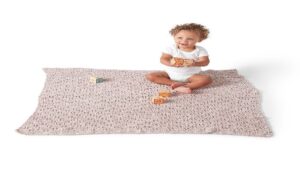 Crochet Velvety Filet Baby Blanket