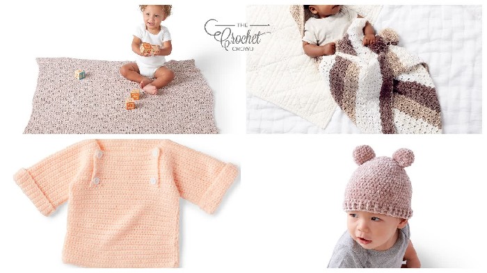 4 Crochet Baby Gift Patterns + Tutorials