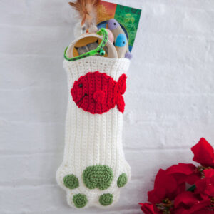 Crochet Cat Paw Stocking