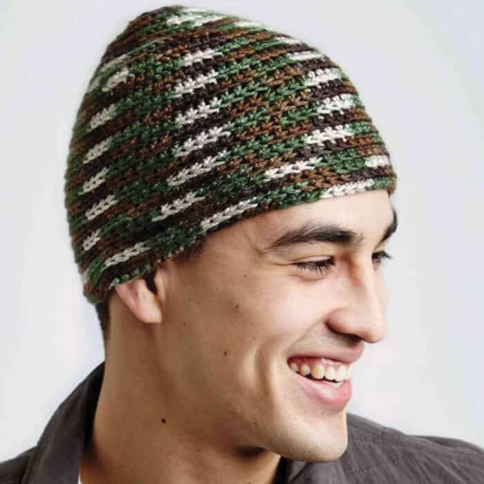 Crochet Camo Hat Pattern