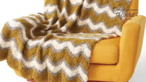 Crochet Foamy Waves Blanket