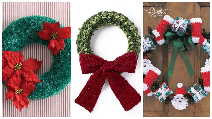 Crochet Holiday Wreath Patterns