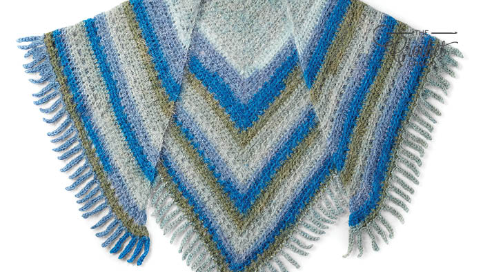 Crochet Make A Point Shawl Pattern