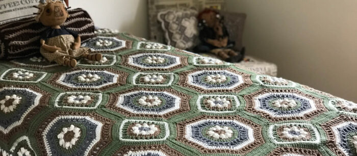 Crochet Woodland Afghan Blanket Banner
