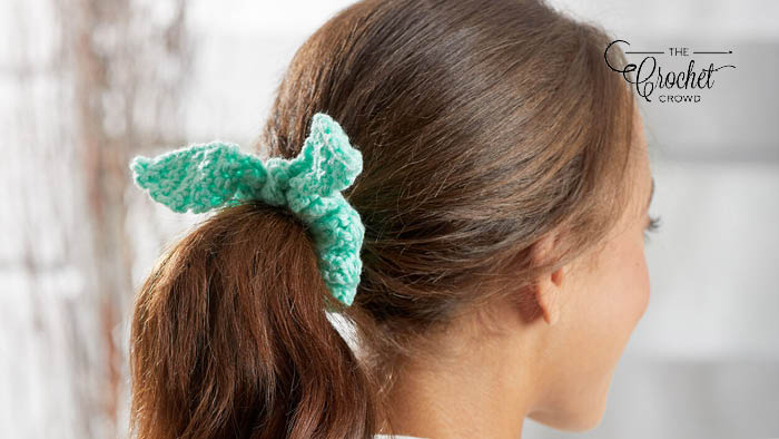 Easy Blanket Yarn Hair Scrunchie Crochet Pattern (Free) - You