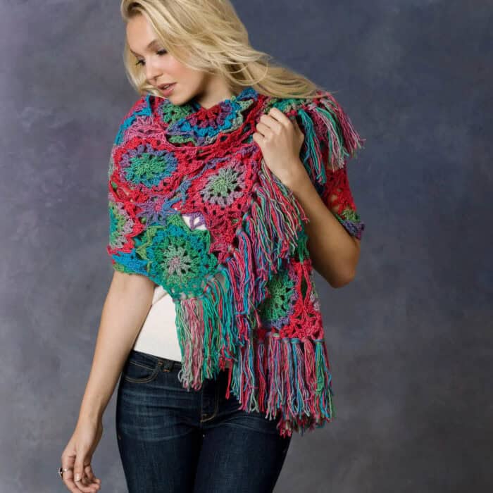 Crochet Lorelei Join As You Go Shawl Pattern Boutique Style