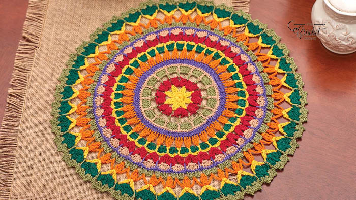 Crochet Mandala Doily Original