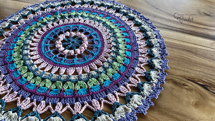 Crochet Mandala Tutorial Version