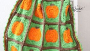 Crochet Pumpkin Blanket