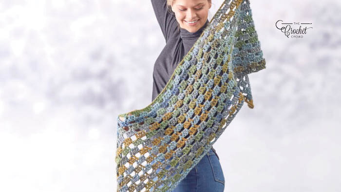 Crochet Relax and Unwind Shawl Pattern + Tutorial