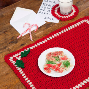 Crochet Holiday Placemat Set