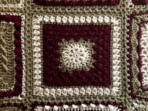 7 Day Sampler Afghan Sunday Square by Jeanne Steinhilber