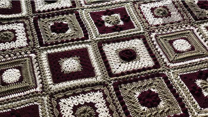 Assorted Afghan Books - Tunisian Sampler Afghan - Crochet Afghan Pattern