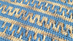 Crochet Greek Key Blanket