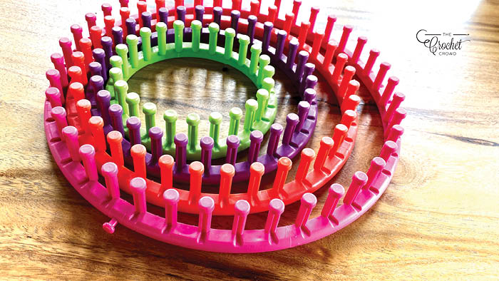 What Are the Loom Knitting Ring Sizes?