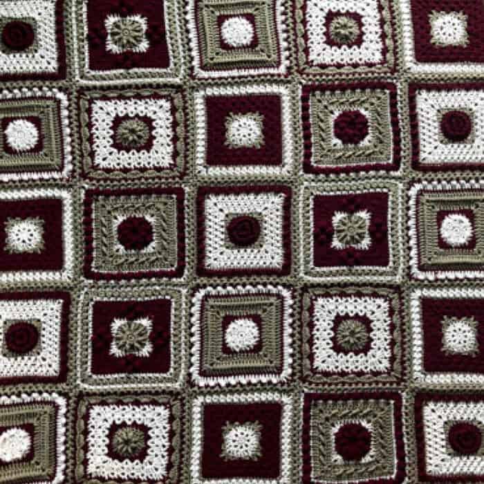 7-Day Crochet Stitch Sampler Blanket Pattern