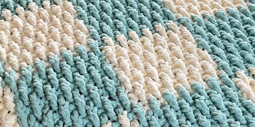 Baby Checker Board Crochet Blanket Pattern