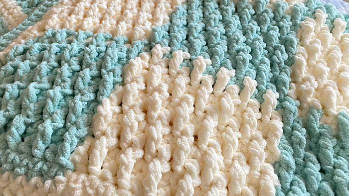 Crochet Hissy Stitch Baby Blanket