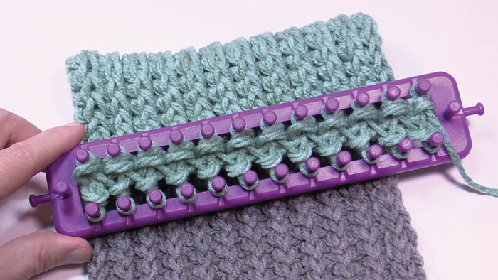 Loom Knit Sisal Scarf - GoodKnit Kisses