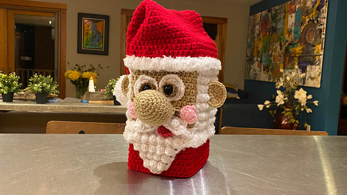 Crochet Puzzle Along: Santa Beard and Moustache