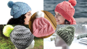 5 Crochet Textured Hats