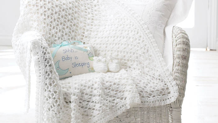Crochet Baby Vintage Blanket